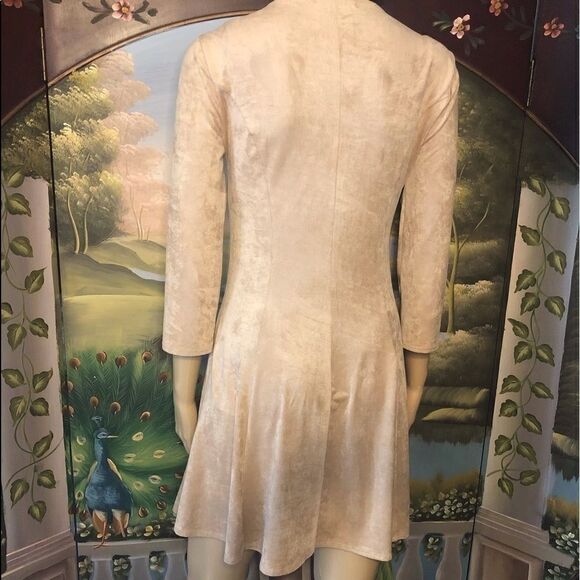 Forever 21 Mini Faux Suede Dress Sz M - Picture 3 of 5